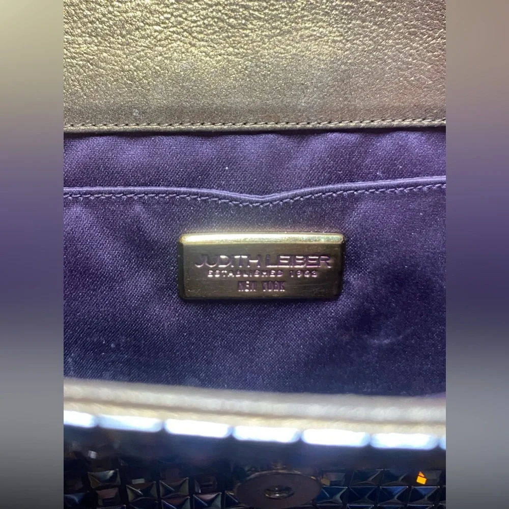 Judith Leiber Fizzy Studded Envelope Clutch